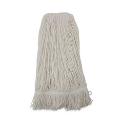 Pro Loop Web/Tailband Wet Mop Head, Rayon, 24oz, White, 12/Carton