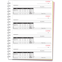 Cash Receipt Books - NC-146-3 - 3 Part 1 / BK