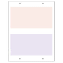 Laser Cash Receipt/Pur Order Screens w/Holes 250 / PK