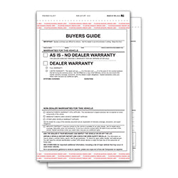 Interior Buyers Guide - BG-2017-2PT - As Is - BG3 - No Lines - Qty. 100 100 / PK