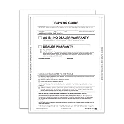 Peel n Seal 1 Part Buyers Guide - As Is - No Lines 100 / PK