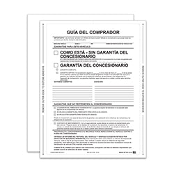 Peel n Seal 1 Part Buyers Guide - As Is - Spanish 100 / PK