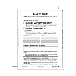 Peel n Seal 1 Part Buyers Guide - Implied Warranty 100 / PK