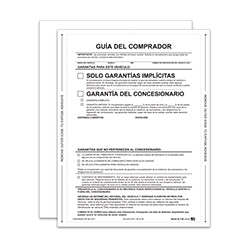 Interior Buyers Guide-BG-2017-Imp. Warranty-P/A-Spanish-No Lines-Qty.100 100 / PK