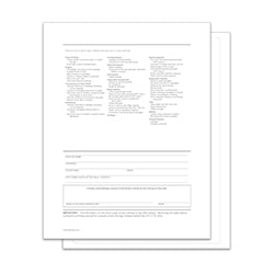 Peel n Seal 1 Part Buyers Guide - Backer ONLY 100 / PK