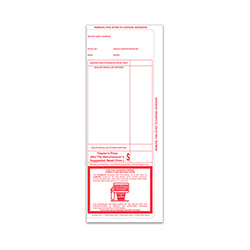 Addendum Sticker - ADD-1 - RED - Perm. Adhesive 100 / PK