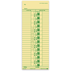 Time Clock Cards - TC-292 250 / PK