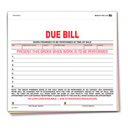Due Bill - 3 Part 100 / PK