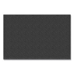 Ecomat Crosshatch Entry Mat, 48 x 27, Charcoal