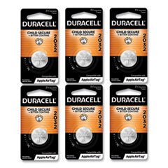 Lithium Coin Batteries With Bitterant, 2032, 6/Box