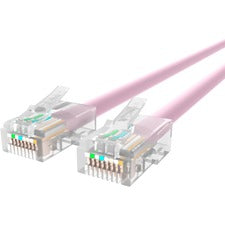 Belkin RJ45 Category 5e Patch Cable 7 ft Category 5e Network Cable - First End: 1 x RJ-45 Network - Male - Second End: 1 x RJ-45 Network - Male - Patch Cable - Pink - 1 Each