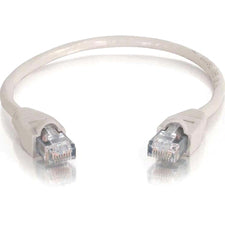 C2G 3 ft Cat6 Snagless UTP Unshielded Network Patch Cable (USA) - Gray 3 ft Category 6 Network Cable - First End: 1 x RJ-45 Network - Male - Second End: 1 x RJ-45 Network - Male - Patch Cable - Gold Plated Connector - Gray - 1 Each