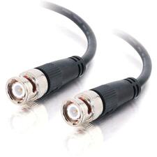 C2G Coaxial Cable 25 ft Coaxial Network Cable - First End: 1 x BNC - Male - Second End: 1 x BNC - Male - Black - 1 Each