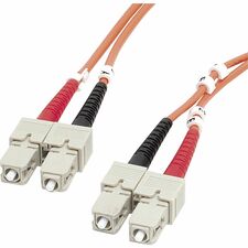 StarTech.com 2m Multimode 62.5/125 Fiber Patch Cable SC - SC 6.56 ft Fiber Optic Network Cable for Network Device - First End: 2 x SC/UPC Network - Male - Second End: 2 x SC/UPC Network - Male - 10 Gbit/s - Patch Cable - LSZH - Duplex - 62.5/125 &micro;m