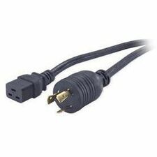APC by Schneider Electric Standard Power Cord 240 V AC - Black - 12 ft Cord Length - NEMA L6-20P - 1 Each