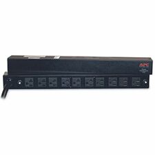 APC by Schneider Electric Basic Rack 2.88kVA PDU Basic - NEMA L5-30P - 10 x NEMA 5-20R - 100 V, 120 V - 2880 W - Overload Protection - 12 ft Cord Length - 1U - Horizontal - Rack-mountable