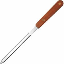 Westcott Rosewood Handle Letter Opener Steel Blade - Rosewood Handle - Handheld - 1 Each