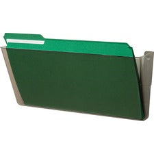 Deflecto EZ Link Stackable DocuPocket 1 Compartment(s) - 7" Height x 16.25" Width x 4" Depth - Stackable - Smoke - 1 Each