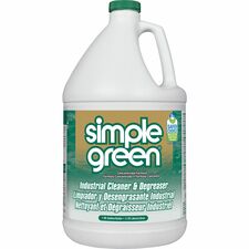 Simple Green Industrial Cleaner/Degreaser Concentrate - Liquid - 128 fl oz (4 quart) - Original Scent - Non-flammable, Non-abrasive - Green - 1 Each