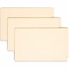 Smead Legal Recycled Classification Folder 8 1/2" x 14" - 2" Expansion - 2 x 2B Fastener(s) - 2" for Folder - End Tab Location - 2 Divider(s) - 18 pt. - Pressboard - Manila - 10% Recycled - 10 / Box