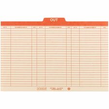 Smead 1/5 Tab Cut Legal Recycled Top Tab File Folder 8 1/2" x 14" - 1" Expansion - Top Tab Location - Center Tab Position - 18 pt. - Manila - Preprinted - 10% Recycled - 100 / Box
