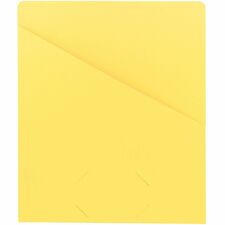 Smead Letter Recycled File Jacket 8 1/2" x 11" - 11 pt. - Yellow - 10% Recycled - 25 / Pack