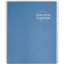 Smead Daily/Monthly Desk File/Sorter Digit - 1-31 - Letter - 8.50" Width x 11" Length - Blue Divider - 35% Recycled - 1 Each