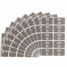 Smead AlphaZ ACCS Color-Coded Labels G - x 1" Width x 1 5/8" Length - Gray - Laminated - 10 / Sheet - 100 / Pack