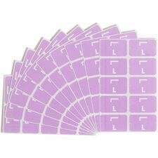 Smead AlphaZ ACCS Color-Coded Labels L - x 1" Width x 1 5/8" Length - Lavender - Laminated - 10 / Sheet - 100 / Pack