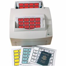 Tabbies Legal Exhibits-U-Create 1" Labels 1 5/8" Width x 1" Length - Laser - White - 20 / Sheet - 240 / Pack