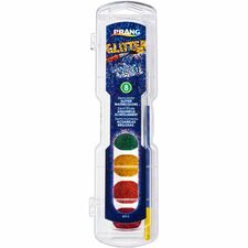 Prang Glitter Watercolors Set 8 Color(s) - Assorted - 0.11 fl oz - Washable - 8 / Set