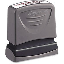 Xstamper VX Pre-inked Small Return Stamp Message Stamp - 0.50" Impression Width x 1.62" Impression Length - 1 Each