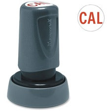 Xstamper VX Pre-inked Round Stamp Custom Message Stamp - 0.87" Impression Diameter - 25000 Impression(s) - 1 Each