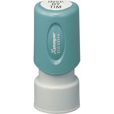 Xstamper Custom Large Inspection Pre-ink Stamp Custom Message Stamp - 0.62" Impression Diameter - 50000 Impression(s) - Recycled - 1 Each