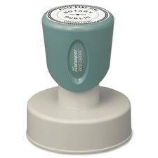Xstamper Circular/Notary Stamp Custom Message Stamp - 1.56" Impression Diameter - 1 Each