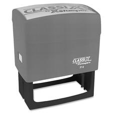 Xstamper Classix Custom Address Stamps Custom Message Stamp - 1.50" Impression Width x 3" Impression LengthPlastic, Rubber - 1 Each