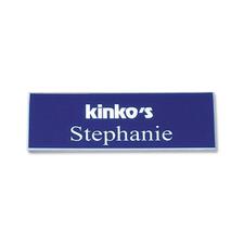 Xstamper Standard Logo Name Badges 3" Width x 0.8" Height - Plastic - 1 Each