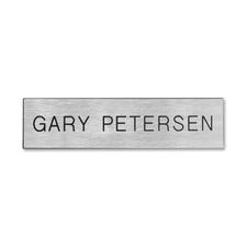 Xstamper Xecutives Name Plates 8" Width x 2" Height - Wall Mountable - Plastic - 1 Each