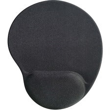 Compucessory Gel Mouse Pads 9" Height x 10" Width x 1" Depth - Black - Gel - 1 Each