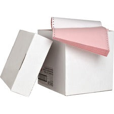 Sparco 3-part Computer Paper Letter - 8 1/2" x 11" - 15 lb Basis Weight - Perforated - Assorted - 1200 / Carton