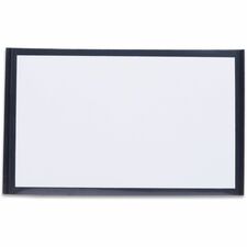 Tatco Label Inserts Magnetic Label Holders Support 3" x 5" Media - 3.4" Height x 5.4" Width - Vinyl - Black - 10 / Pack