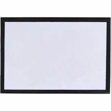 Tatco Label Inserts Magnetic Label Holders Support 4" x 6" Media - 4.4" Height x 6.4" Width - Vinyl - Black - 10 / Pack