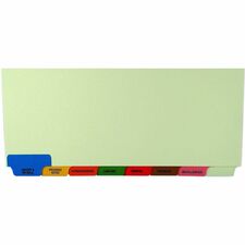 Tabbies 8-Bottom Tab Medical Chart Index Set 8 Printed, Blank Tab(s) - Message - History & Physical, Progress Notes, Correspondence, Lab/X-Ray, Hospital, Insurance, Miscellaneous - 8 Tab(s)/Set - 8.5" Divider Width x 11.37" Divider Length - Manila Divider