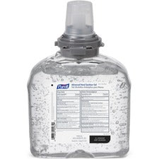 PURELL&reg; Hand Sanitizer Gel Refill 1.27 quart - Kill Germs - Hand, Skin - Moisturizing - Clear - 1 Each