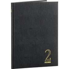 Wilson Jones 74100 2-Column Account Book 40 Sheet(s) - Sewn Bound - 7" x 9.25" Form Size - 9.50" x 7" Sheet Size - 2 Columns per Sheet - White Sheet(s) - Red, Blue Print Color - Black, Gold Cover - 1 Each