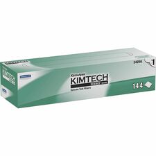 KIMTECH Science Kimwipes Delicate Task Wipers - Pop-Up Box 1 Ply - 14.40" Width x 16.40" Length - White - 144 / Box