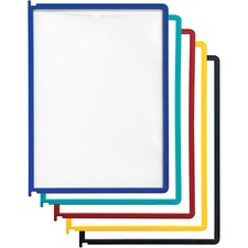DURABLE Instaview Desktop Reference System Panels Desktop - 5 Panels - Support Letter 8.50" x 11" Media - Expandable - 5 / Set