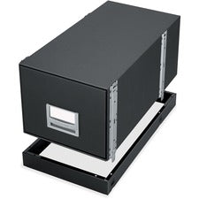 Bankers Box Metal Base File Storage Box 16.88" Width x 25.38" Depth x 2.50" Height - Metal - Black - 1 Each