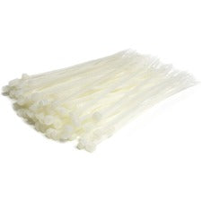 StarTech.com 6in Nylon Cable Ties - Pkg of 100 Cable Tie - Natural - 40 lb Loop Tensile - 6" Length - Nylon 6.6 - 100 / Pack - TAA Compliant