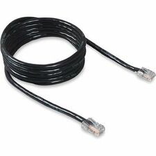 Belkin RJ45 Category 5e Patch Cable 25 ft Category 5e Network Cable - First End: 1 x RJ-45 - Male - Second End: 1 x RJ-45 - Male - Patch Cable - Black - 1 Each